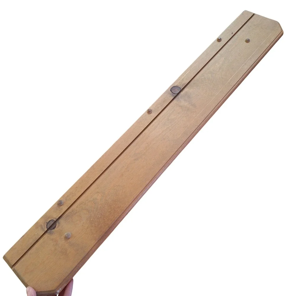 Vintage Heart Shelf Solid Wood Large Mantle 3 Peg Grannycore Cottage Farmhouse